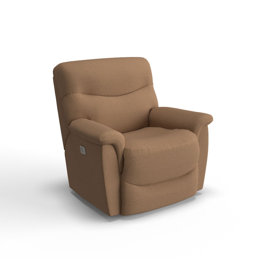 James Power Rocking Recliner w/ Headrest & Lumbar, In Stock